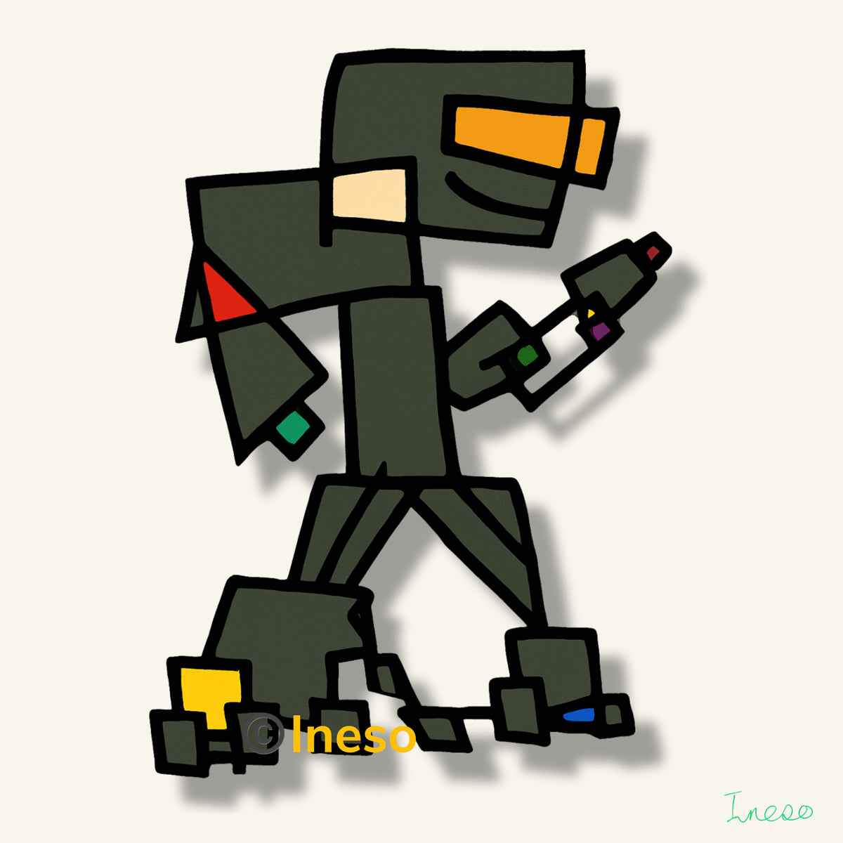 Soldier Come, Soldier Go, 40 x 40cm, 2022 (2 Variants)