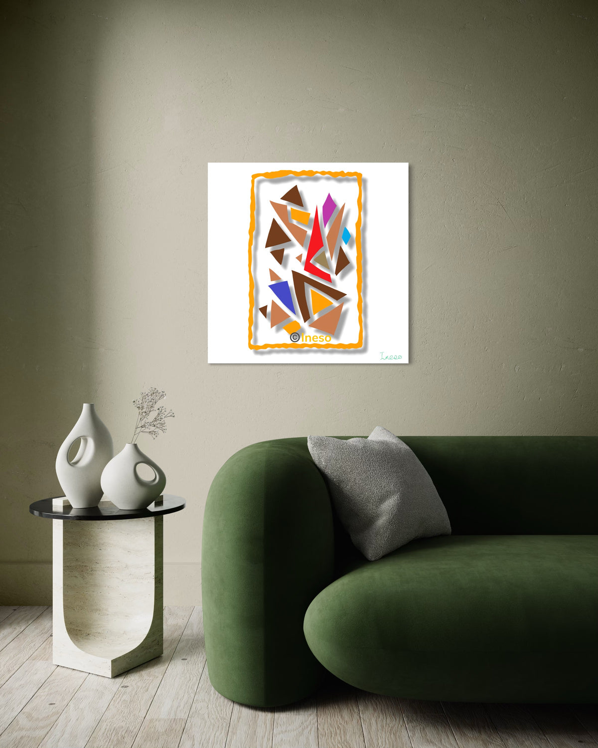 Regal, 40 x 40cm, 2022 (2 Variants)
