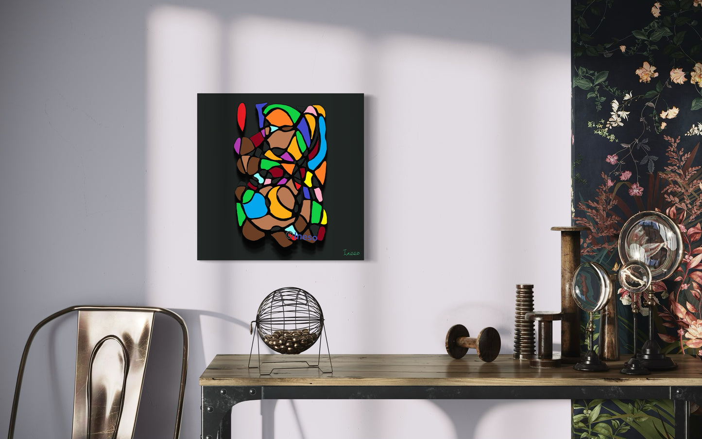 Pastor Flamboyant, 40 x 40cm, 2023 (2 Variants)