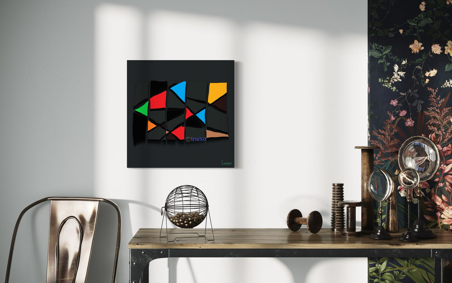 Cultural Wall, 40 x 40cm, 2023 (2 Variants)