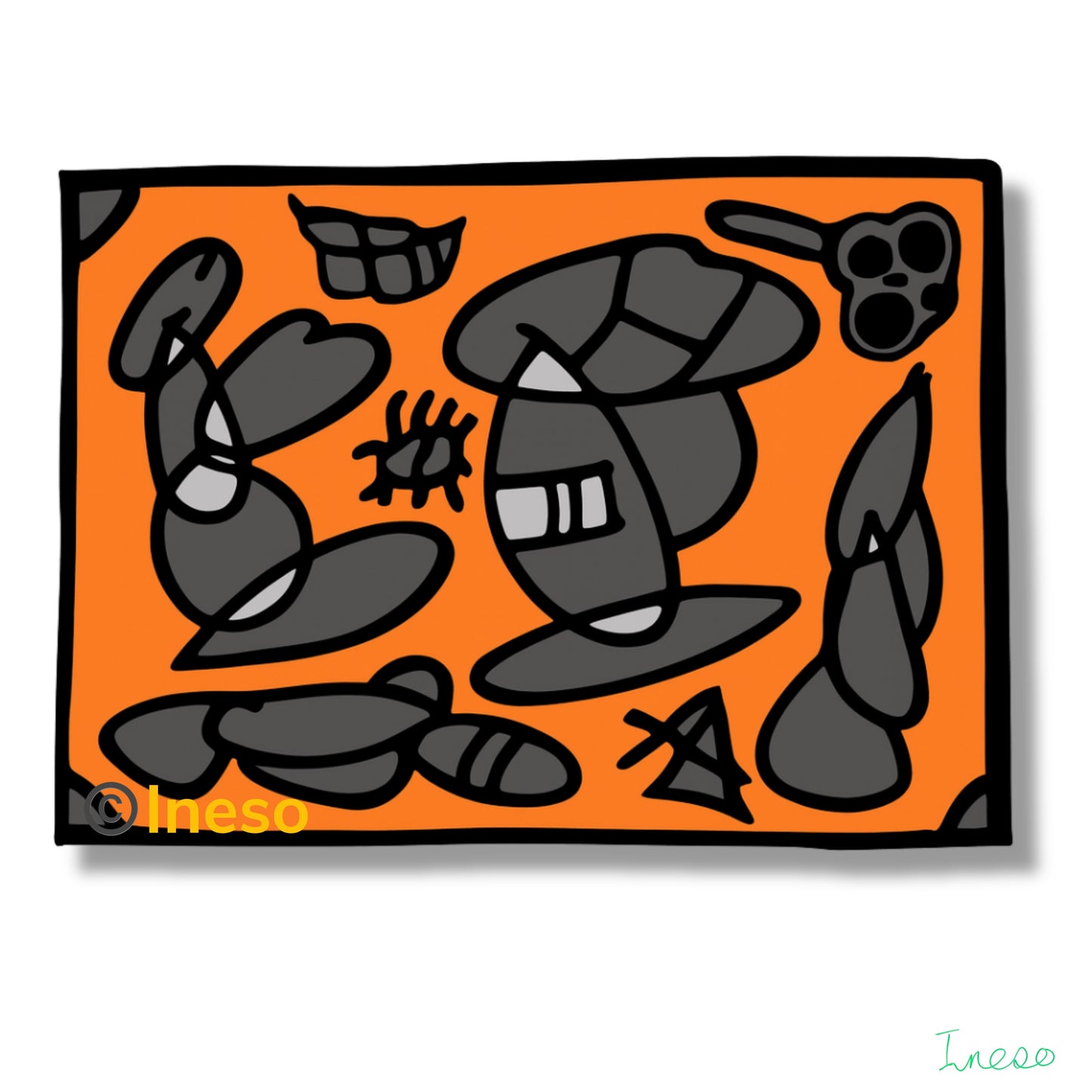 Workshop, 40 x 40cm, 2022 (8 Variants)