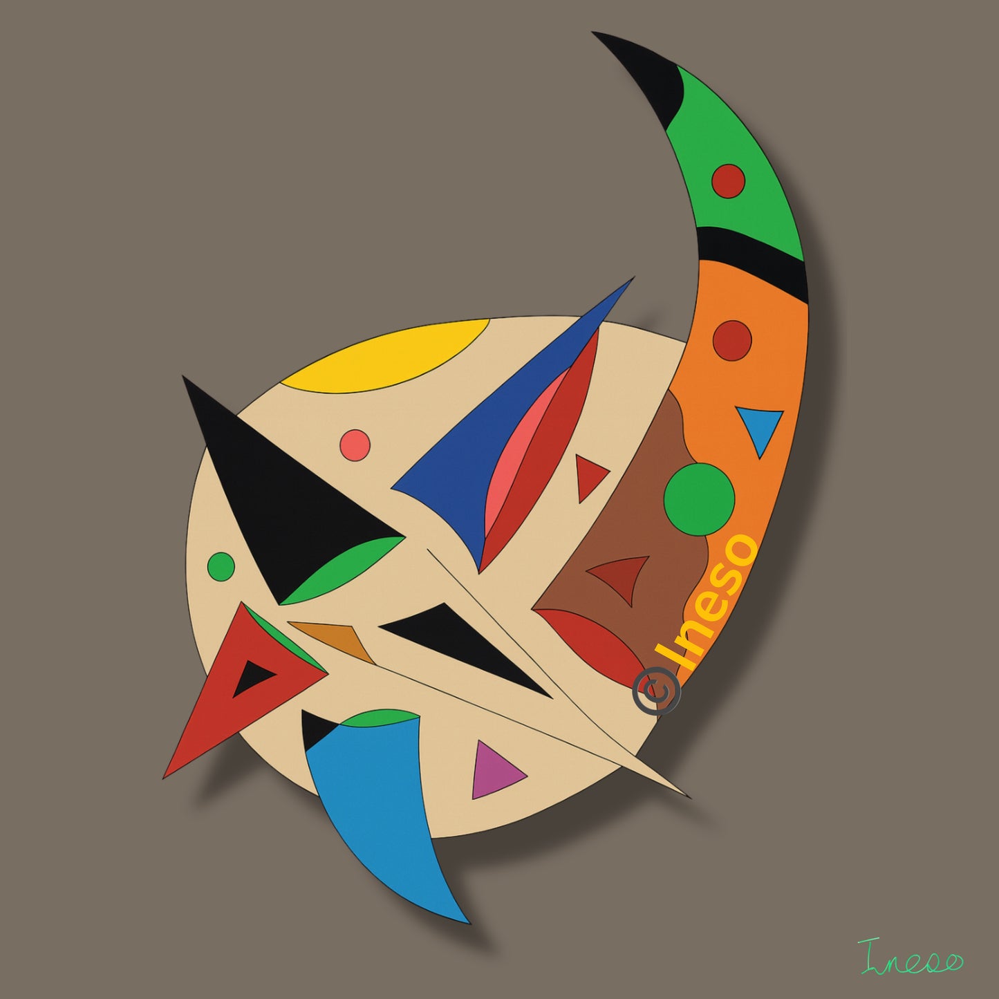 Weapon Of Love, 40 x 40cm, 2018
