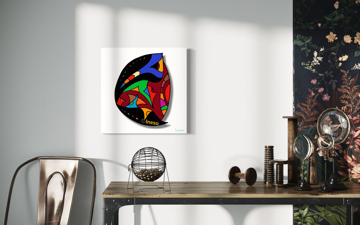 Window To A Soul, 40 x 40cm, 2021