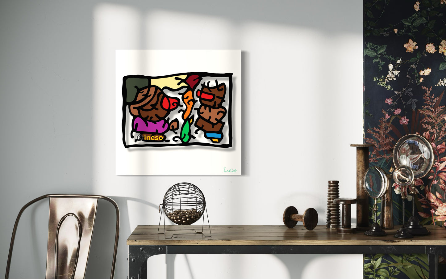 Don’t Let Anything Come Between Us, 40 x 40cm 2023 (2 Variants)