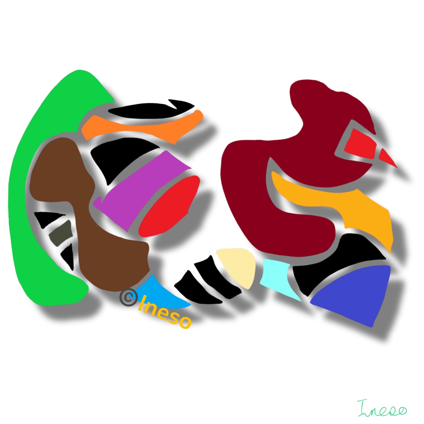 Carnival, 40 x 40cm, 2024
