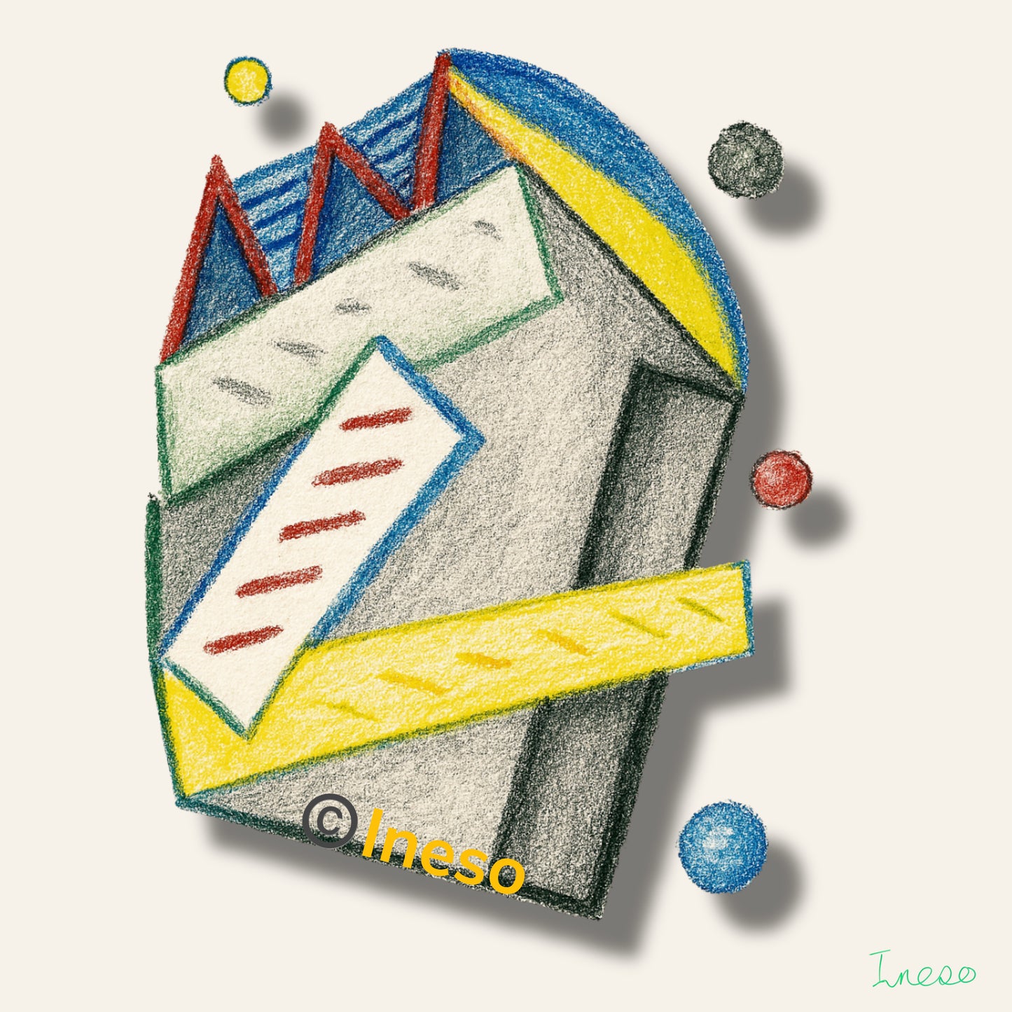 Charm, 40 x 40cm, 2017 (2 Variants)
