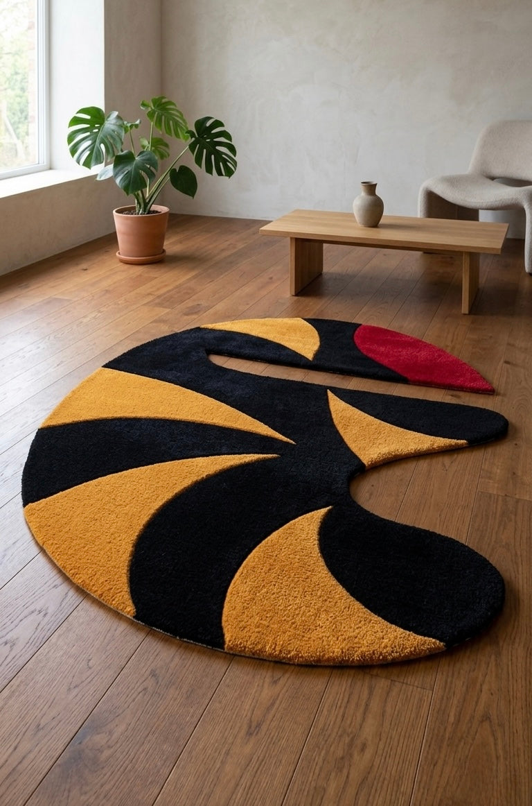 Rug: When A Kidney Bean & Tiger Had A Baby, 140cm x 95cm