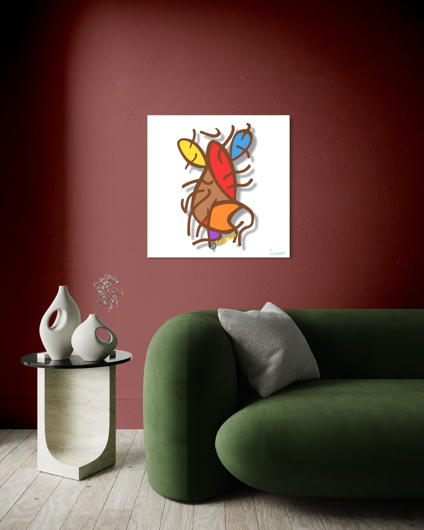 Organelle 01, 40 x 40cm, 2023 (2 Variants)