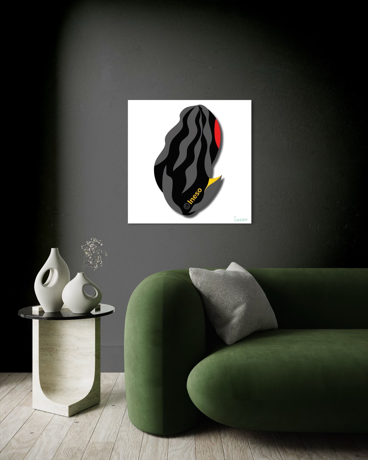 Smoulder, 40 x 40cm, 2020 (3 Variants)