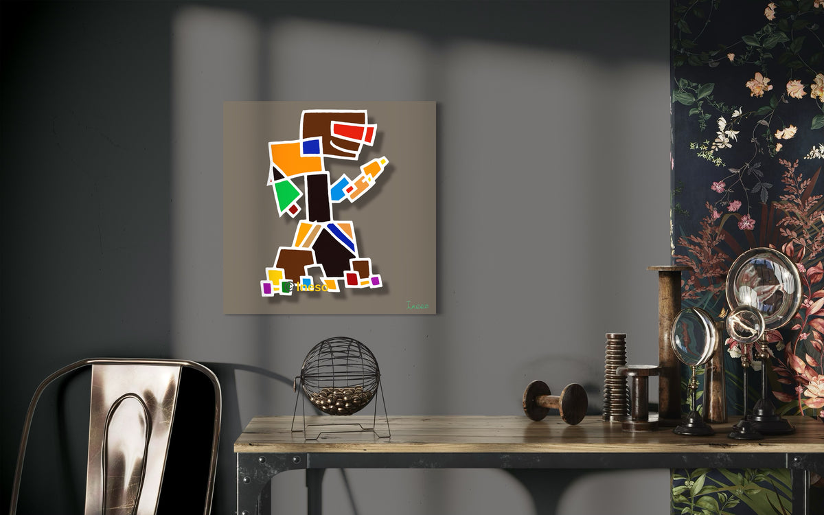 Soldier Come, Soldier Go, 40 x 40cm, 2022 (2 Variants)