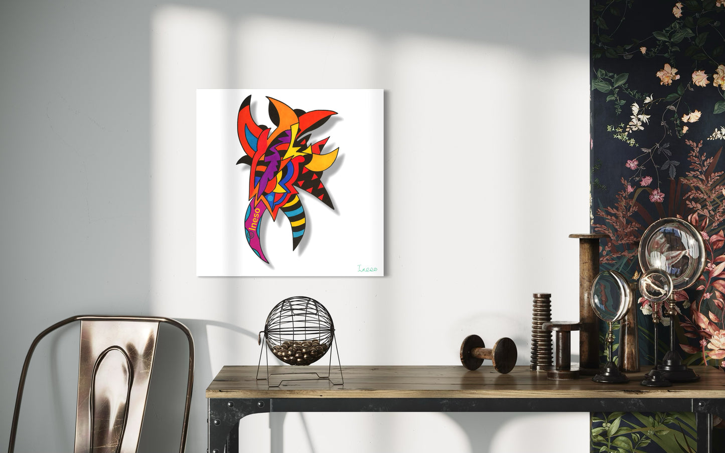 Dancing Damon, 40 x 40cm 2017 (3 Variants)
