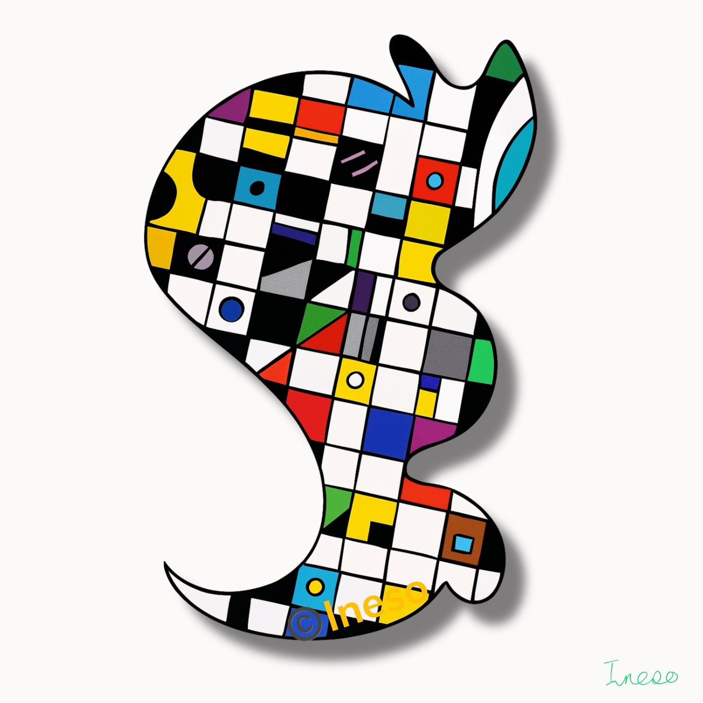 Over-thinker, 40 x 40cm, 2017