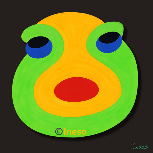 Happy, 40 x 40cm, 2017
