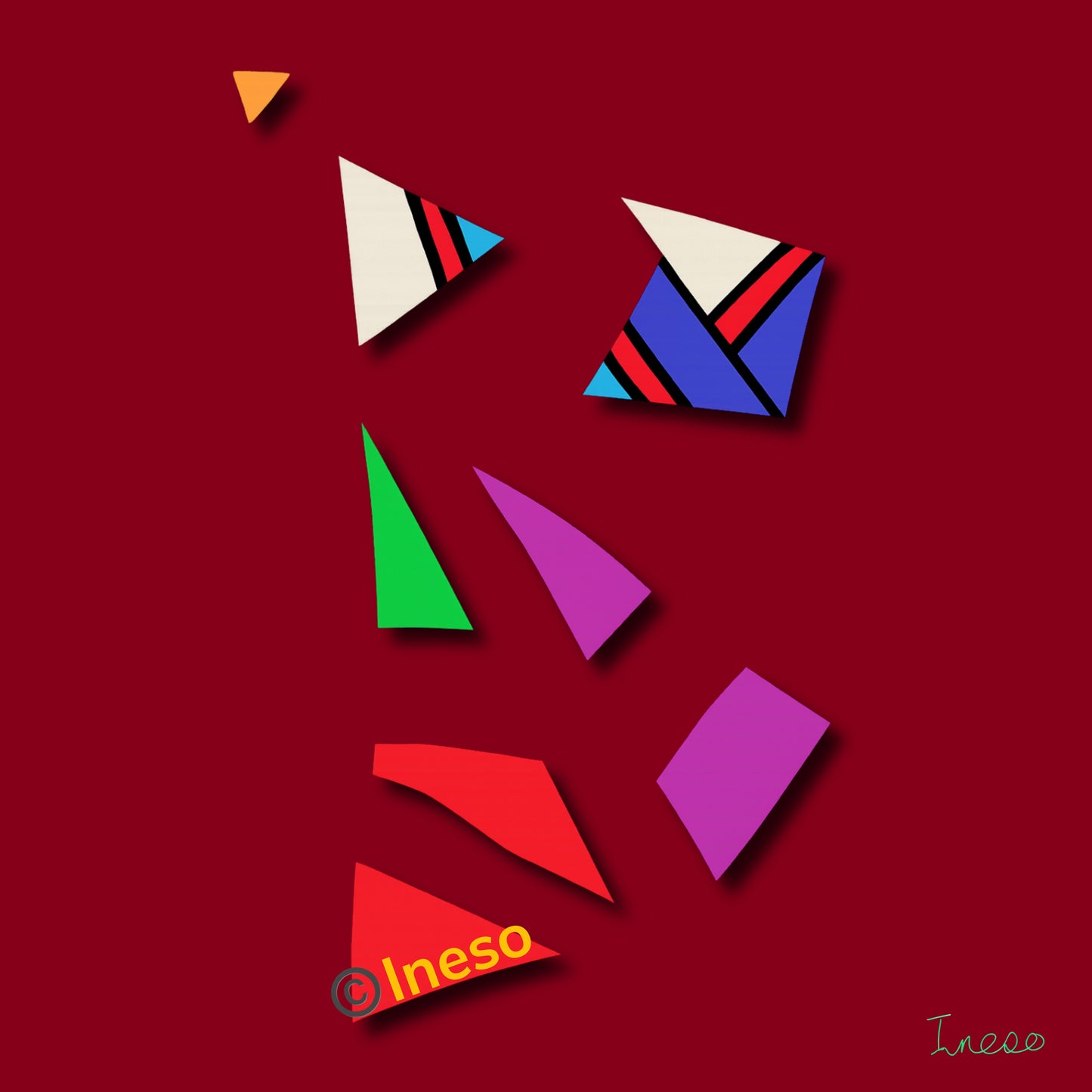 Adaeze, 40 x 40cm, 2024 (2 Variants)