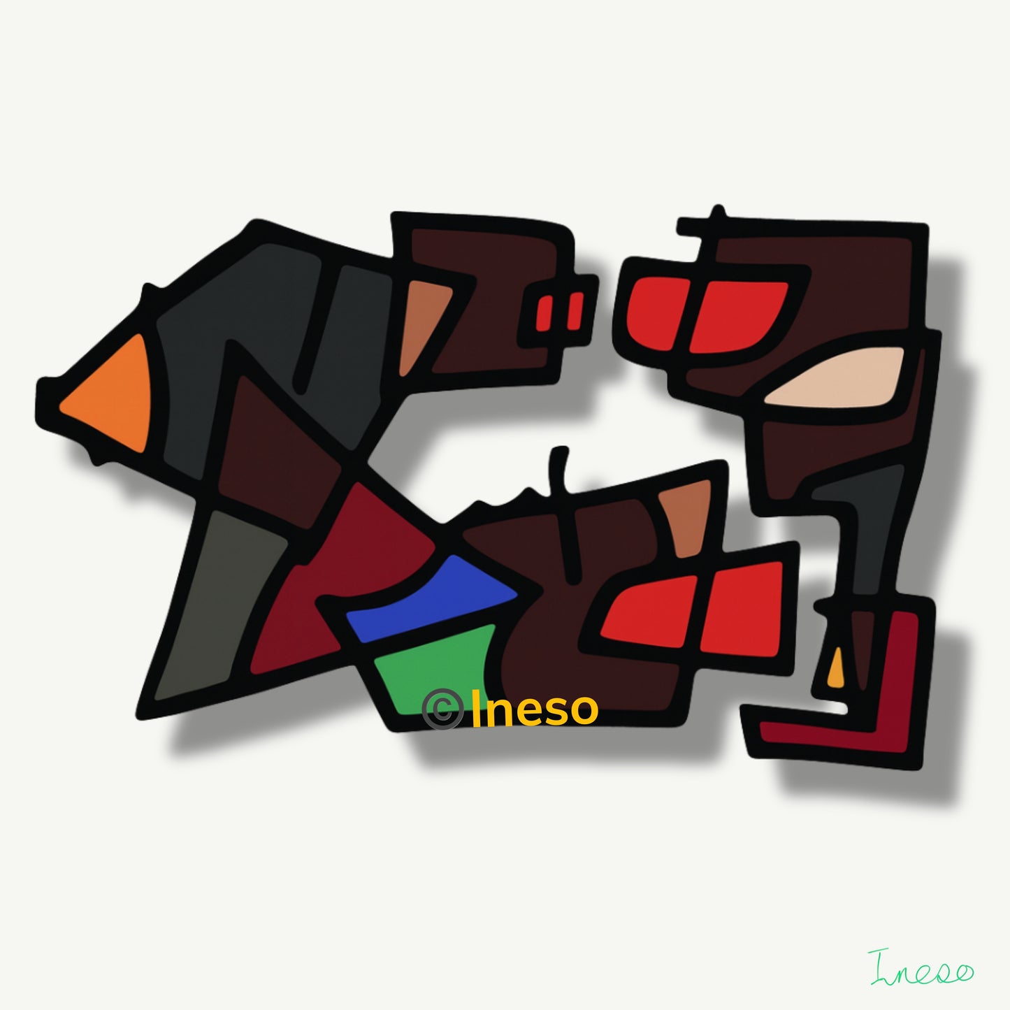 Inspection, 40 x 40cm, 2022