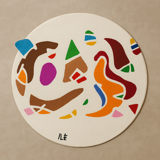Rug: Contortionists, ~ 1.2m Diameter