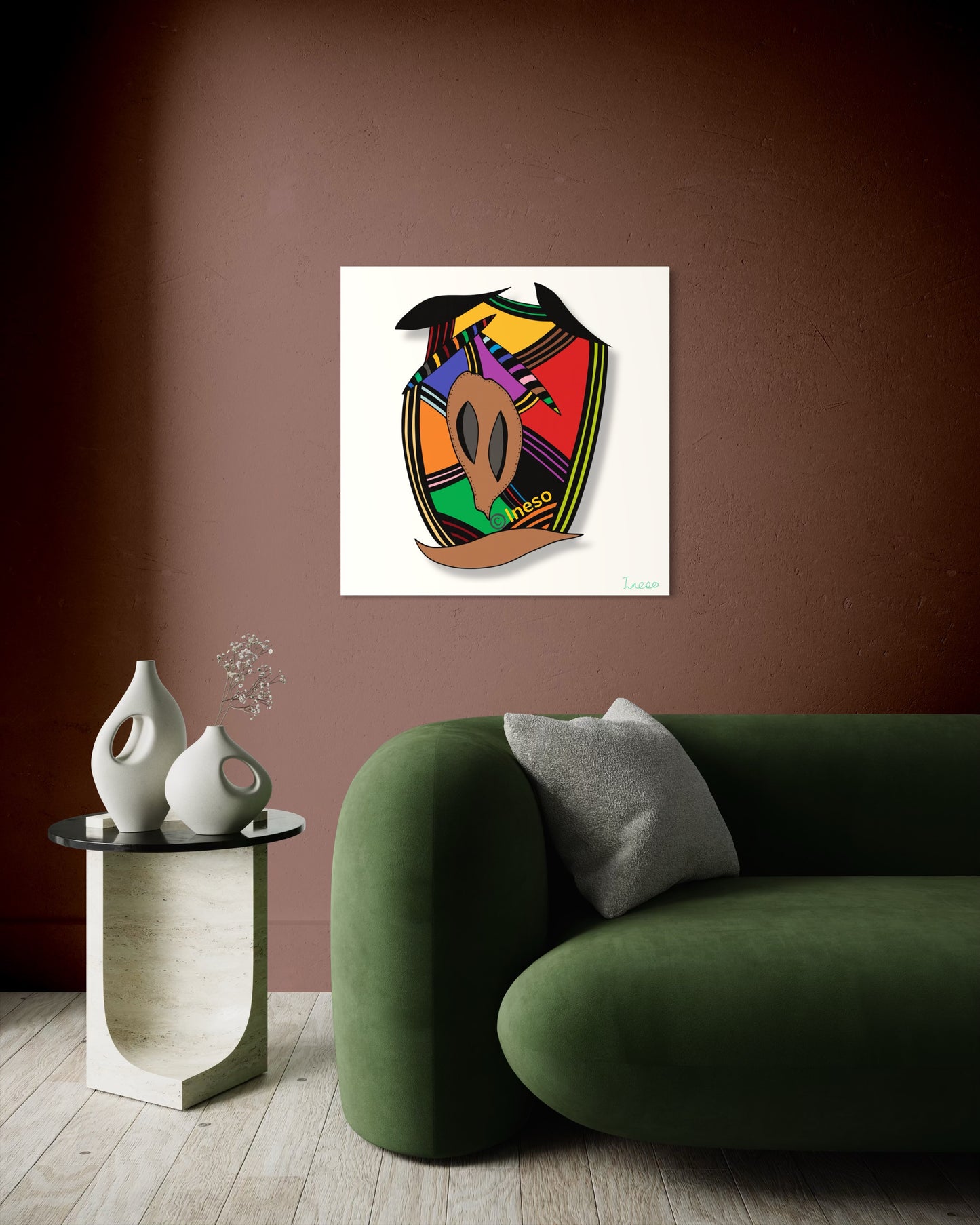 Activated, 40 x 40cm, 2020