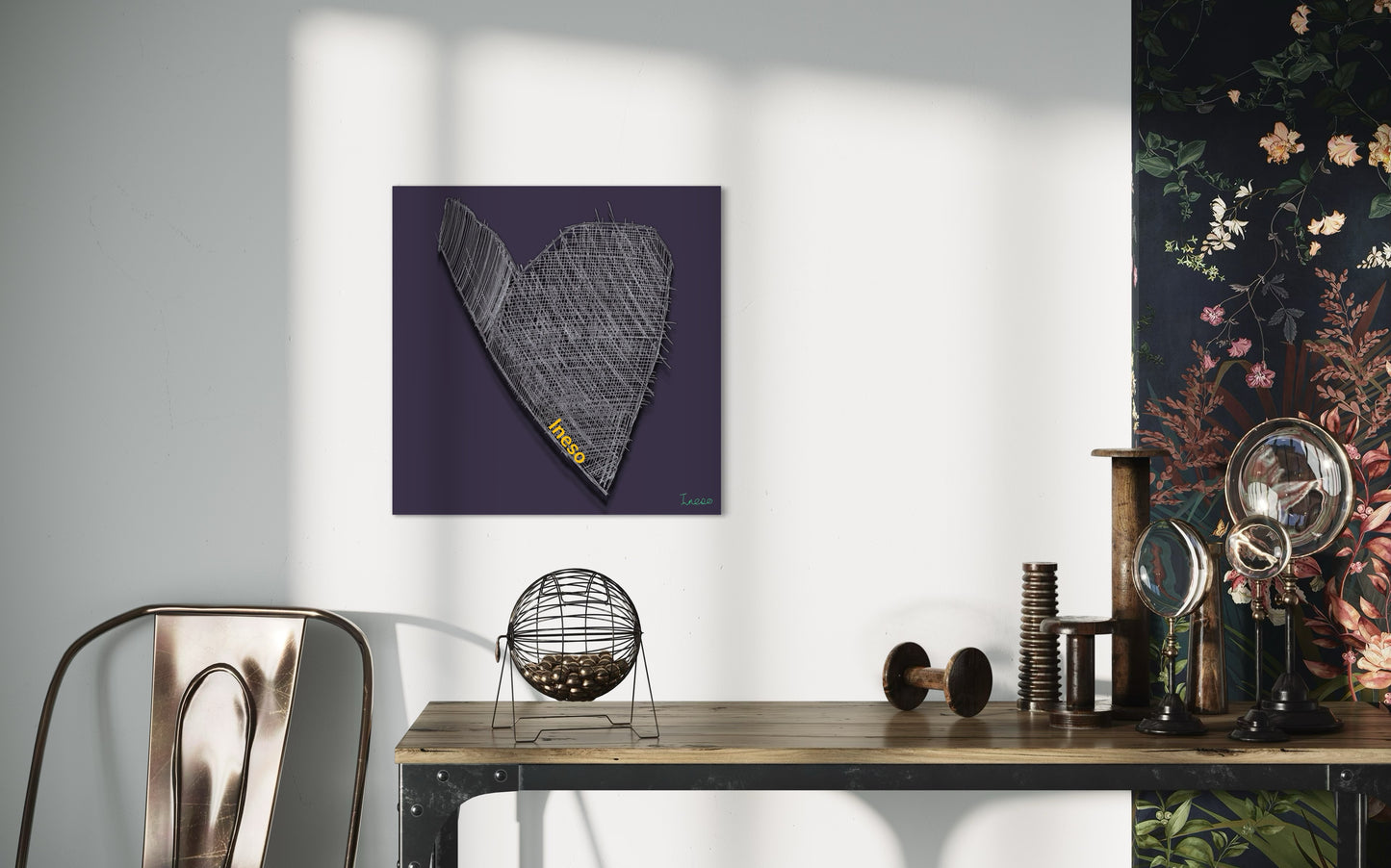 The Love Print, 40 x 40cm, 2016 (4 Variants)