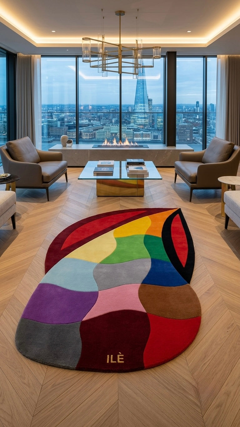 Rug: “Psychedelic”, 150 x 90cm