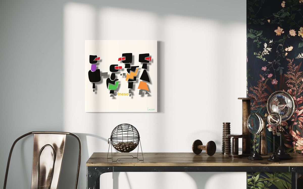 Fashionistas, 40 x 40cm, 2022