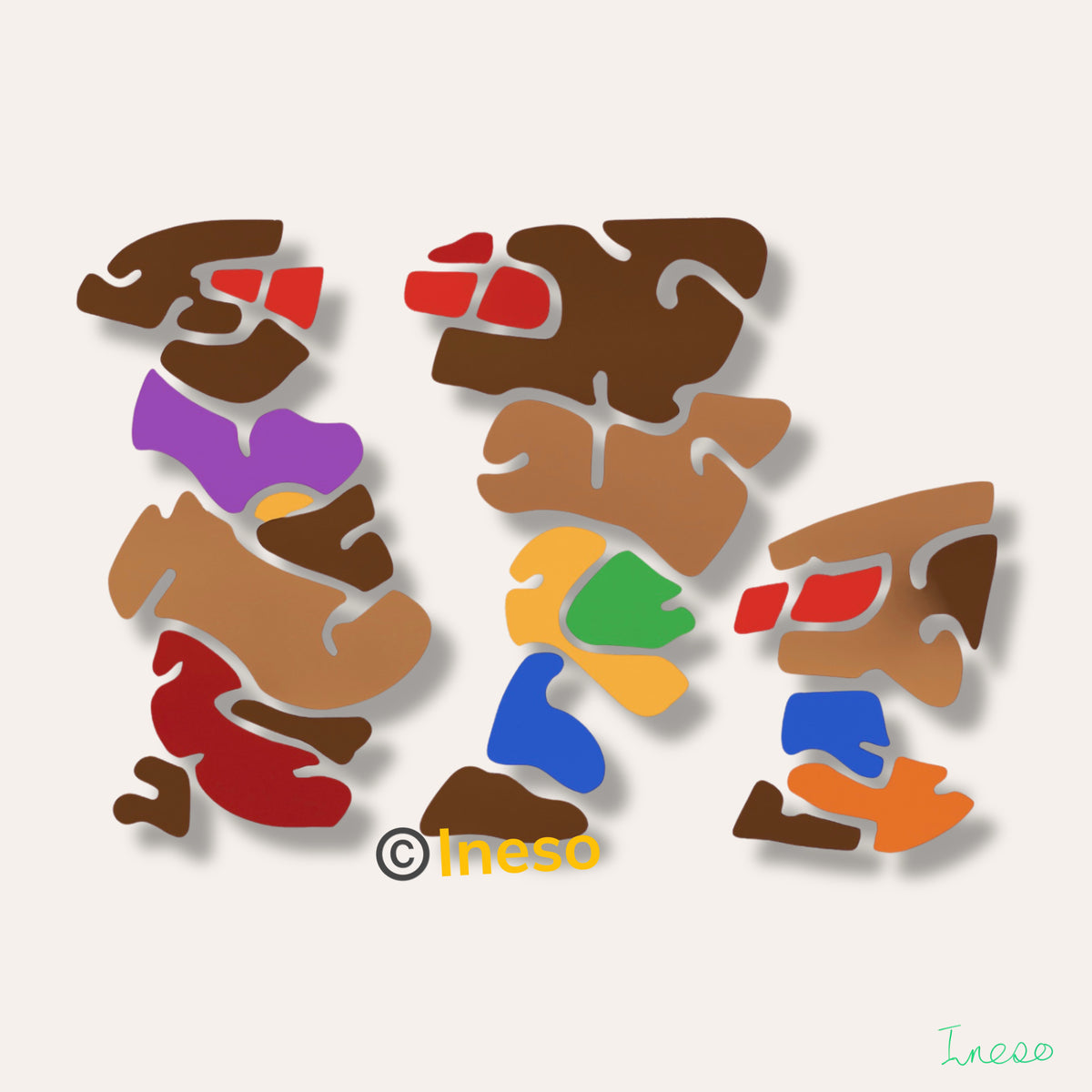 Discussing Little Jojo, 40 x 40cm, 2023
