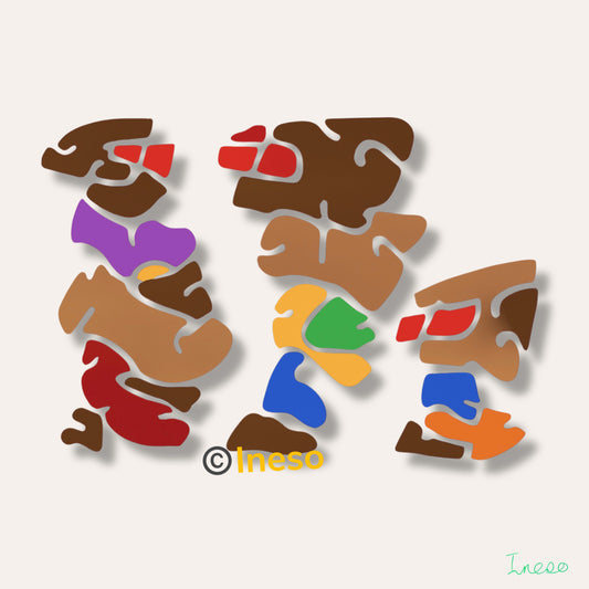 Discussing Little Jojo, 40 x 40cm, 2023