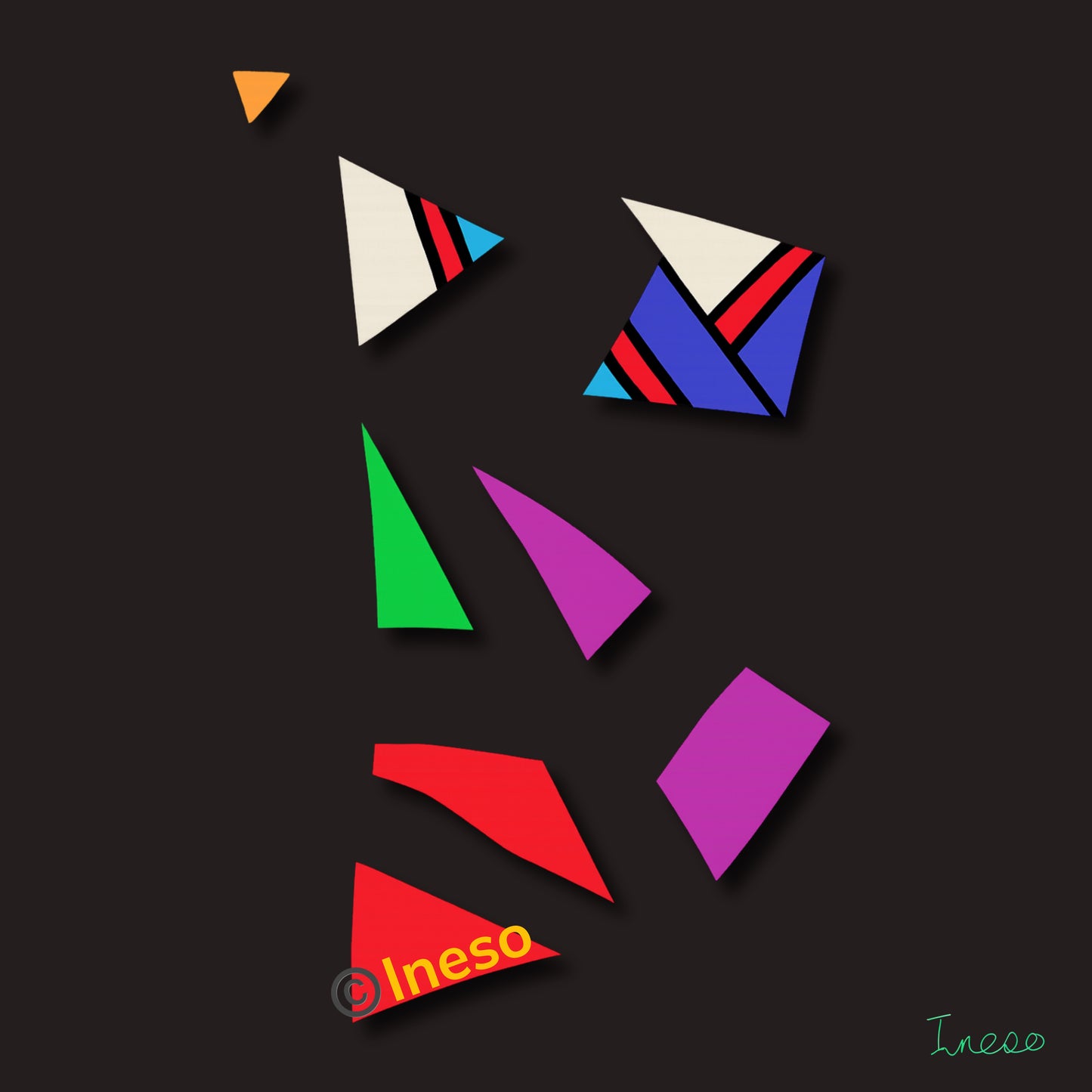 Adaeze, 40 x 40cm, 2024 (2 Variants)