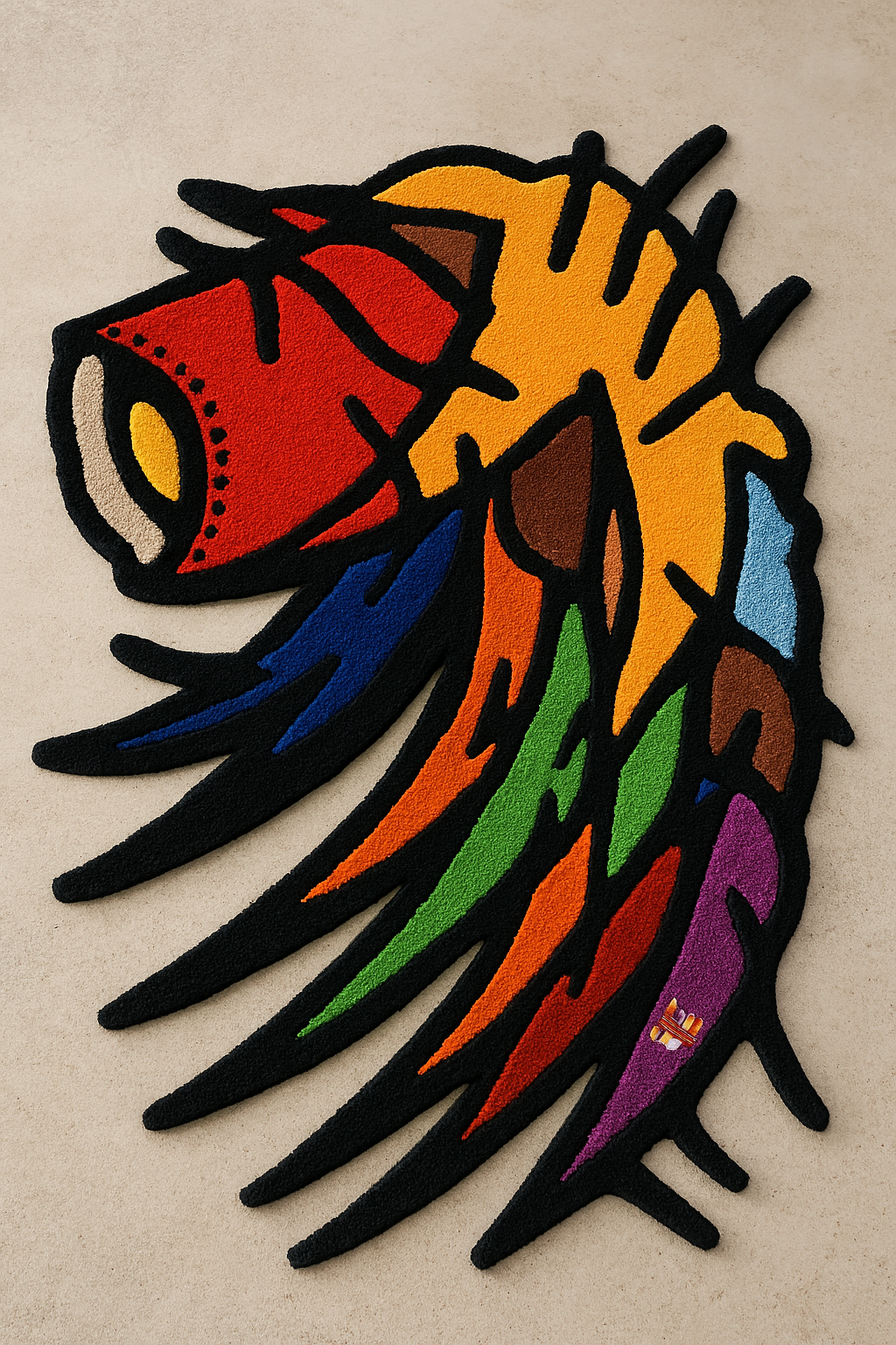 Rug: What A Claw, 150 x 85cm