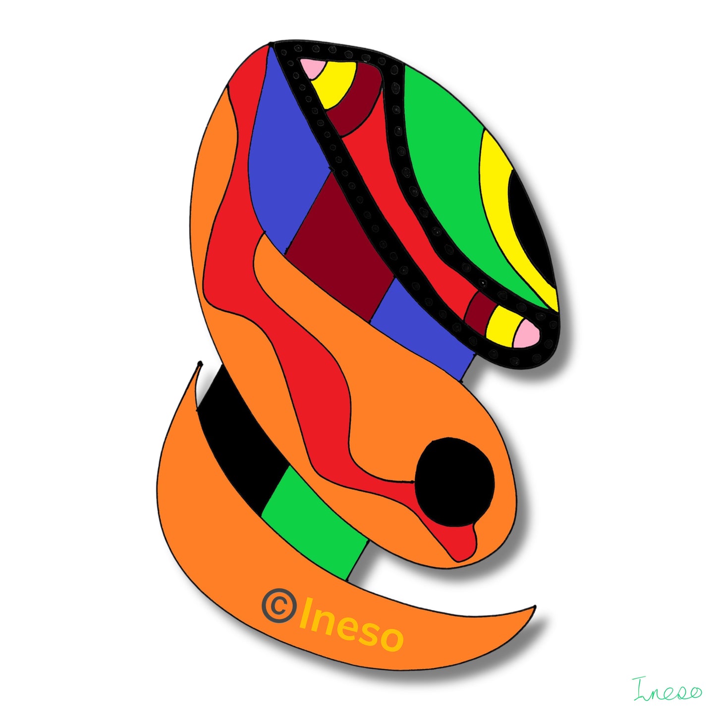 Always Watching, 40 x 40cm, 2023 (2 Variants)