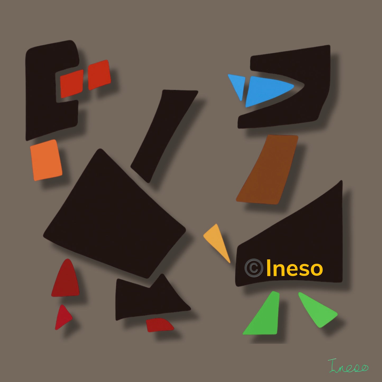 Courtship, 40 x 40cm, 2022