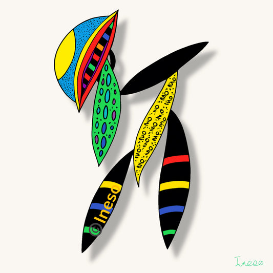 ….And Bow, 40 x 40cm, 2021 (2 Variants)