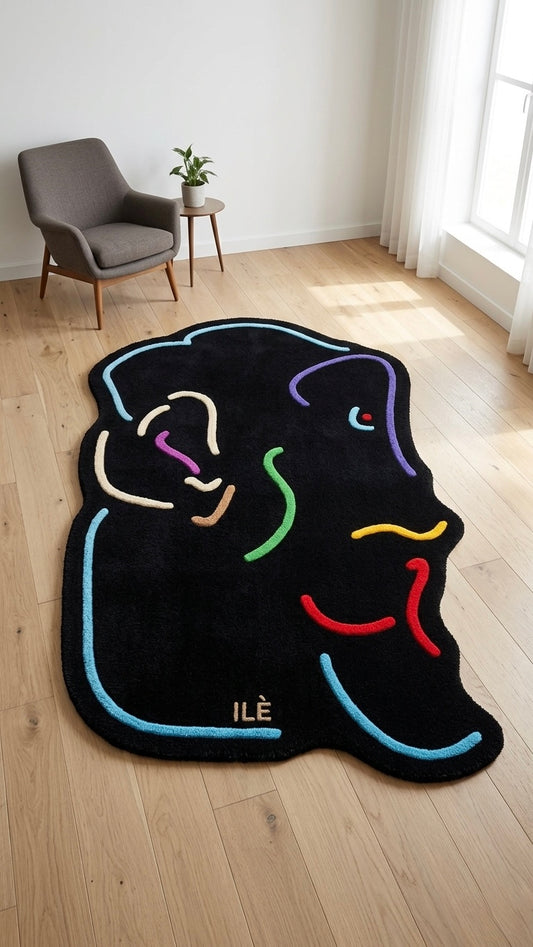 Rug: Mr Sophisticated, 140cm x 85cm & 1.2m Diameter (2 Variants)