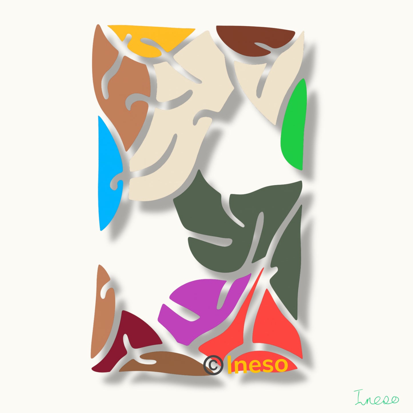Agony Of Separation, 40 x 40cm, 2023