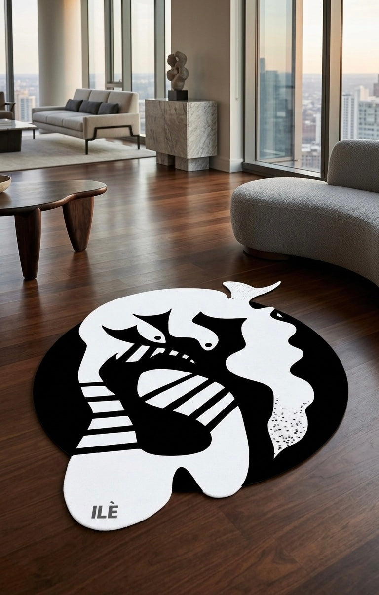 Rug: Eko Creatures, ~ 1.2m Diameter (3 Variants)