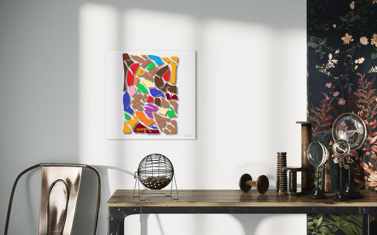 Food Critic, 40 x 40cm, 2022 (2 Variants)