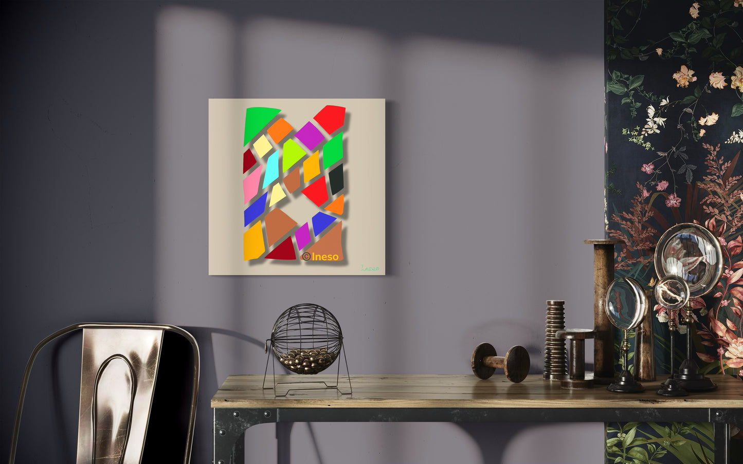Ineso’s Puzzle, 40 x 40cm, 2022