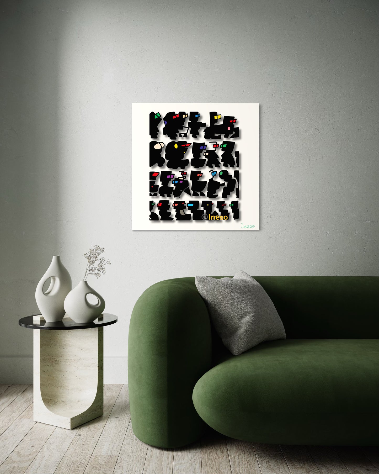 Community, 40 x 40cm, 2023 (2 Variants)