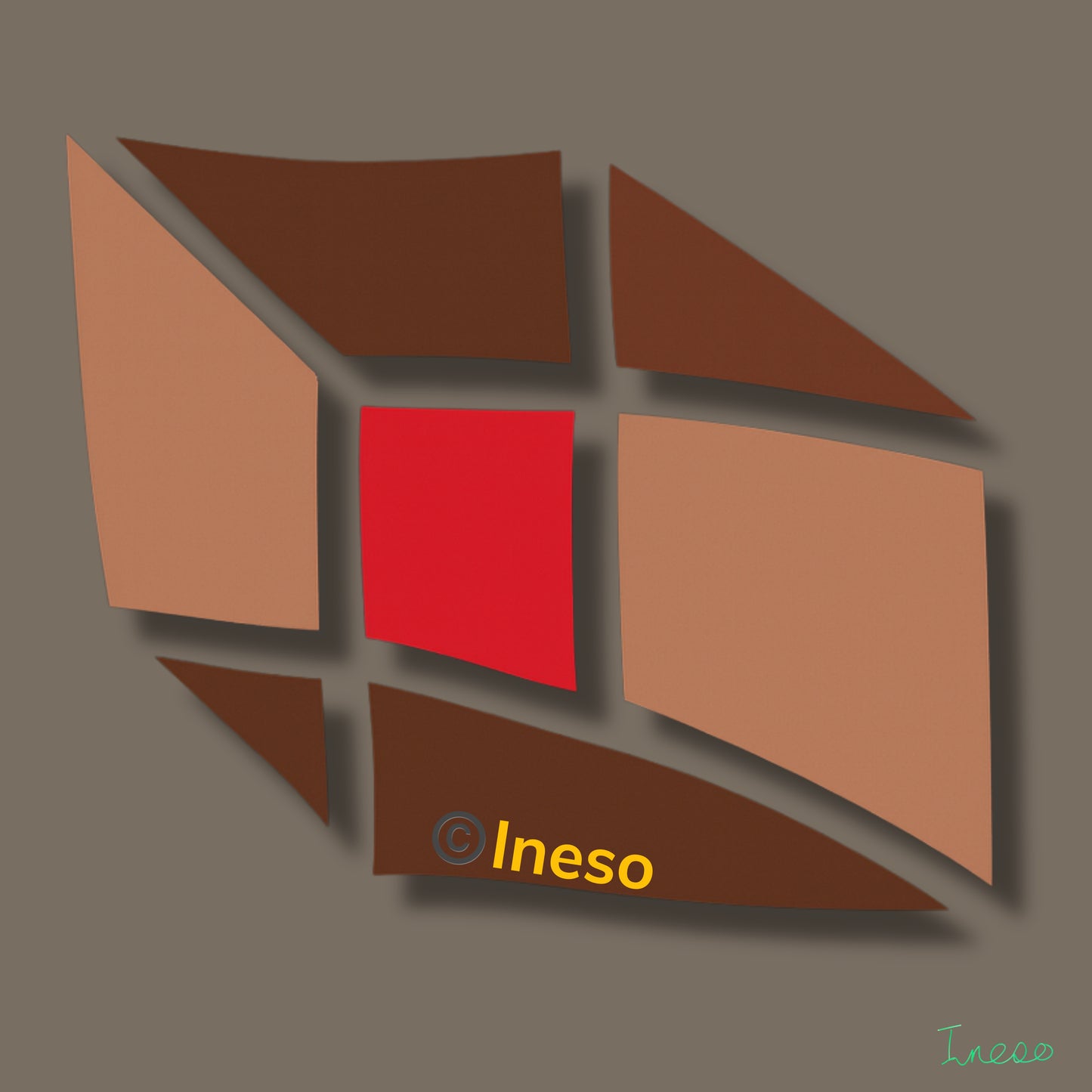 Cube, 40 x 40cm, 2022