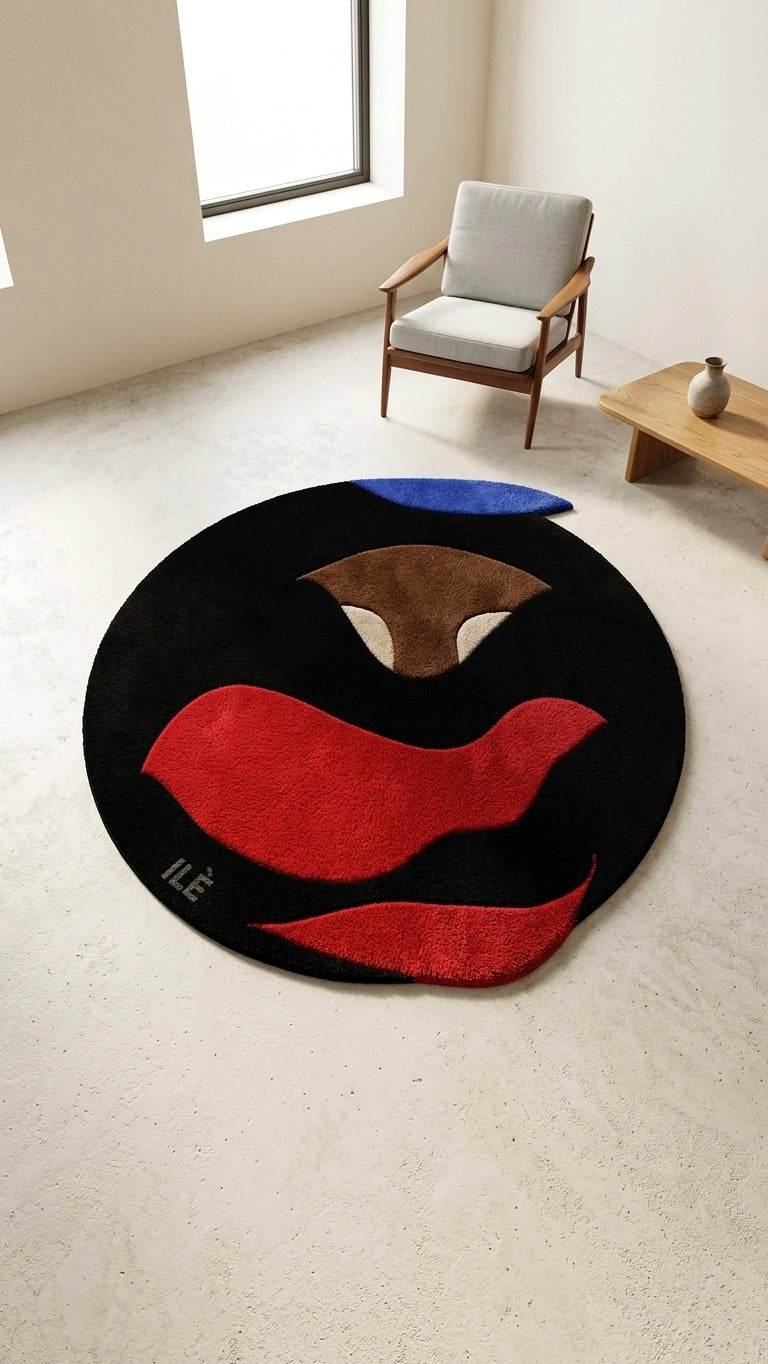Rug: Melanin By Fenty, 1.2m Diameter