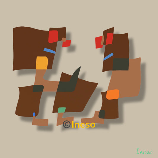 Negotiation, 40 x 40cm, 2022