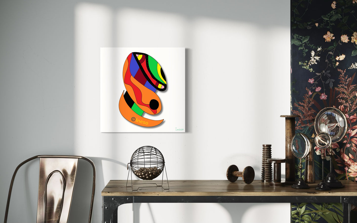 Always Watching, 40 x 40cm, 2023 (2 Variants)