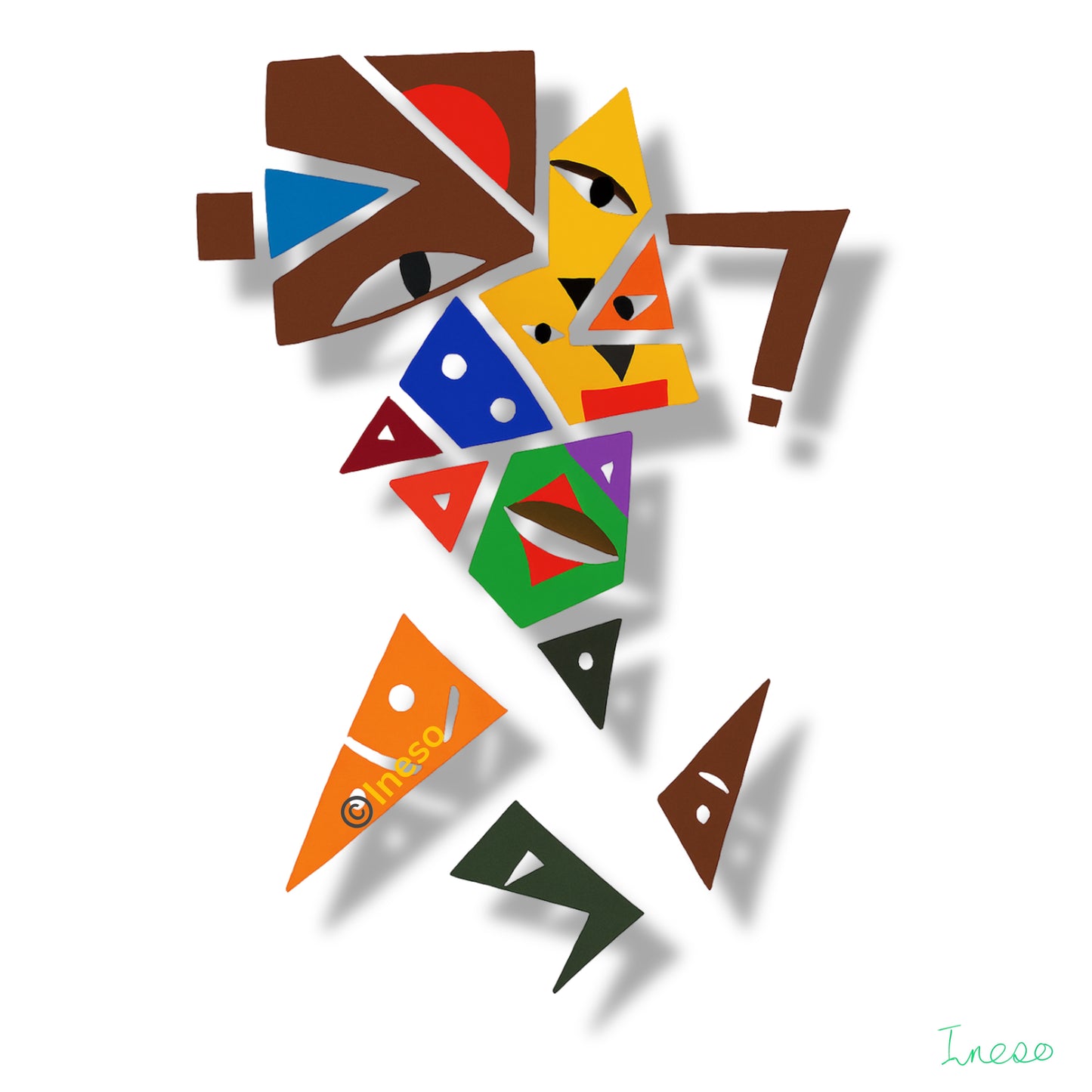 Swag, 40 x 40cm, 2022