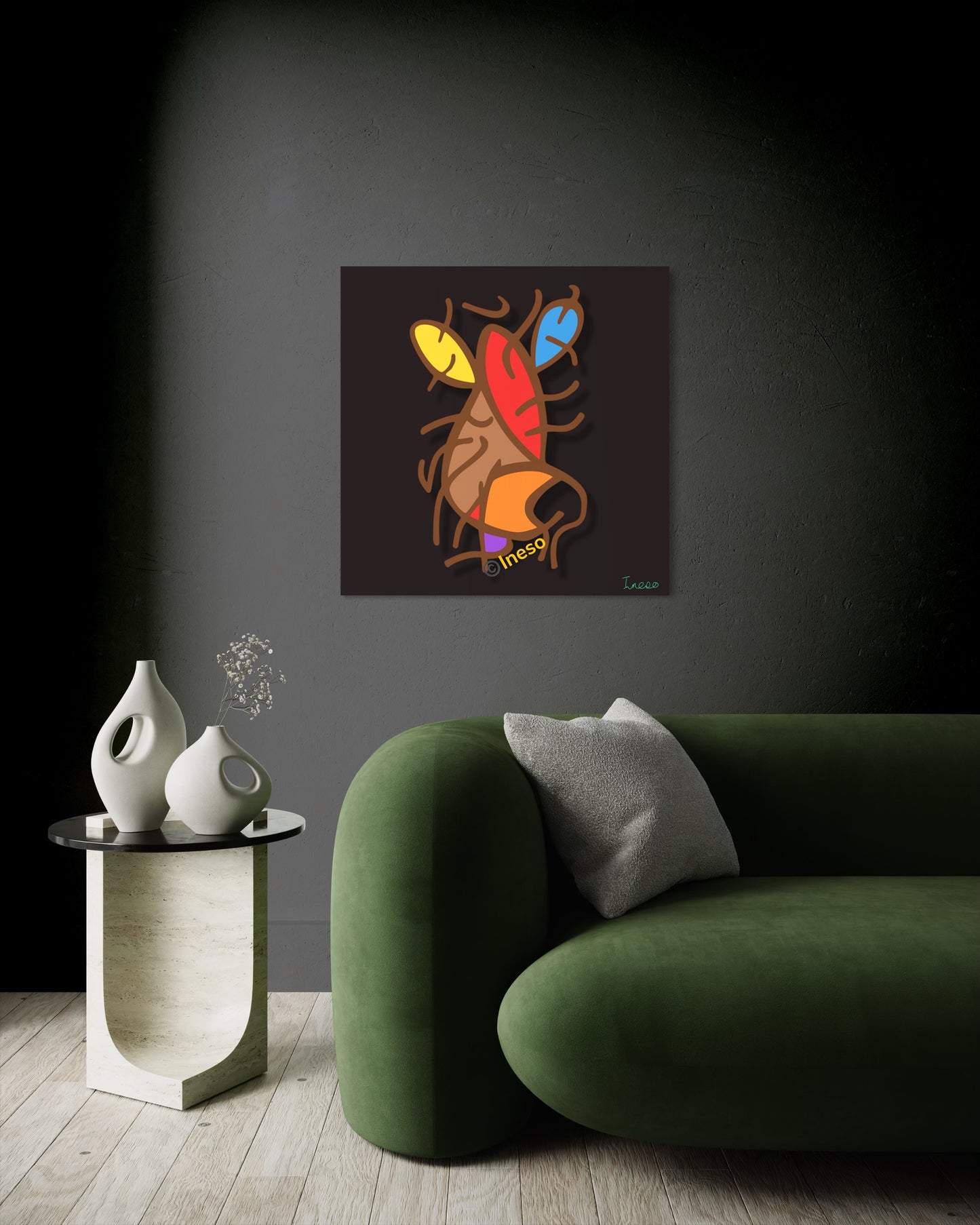 Organelle 01, 40 x 40cm, 2023 (2 Variants)
