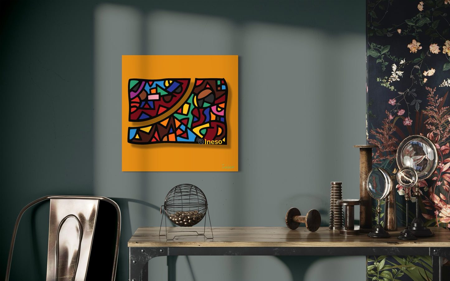 A Moment In Time, 40 x 40cm, 2022 (2 Variants)