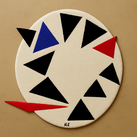 Rug: Tribesman, ~ 1.2m Diameter