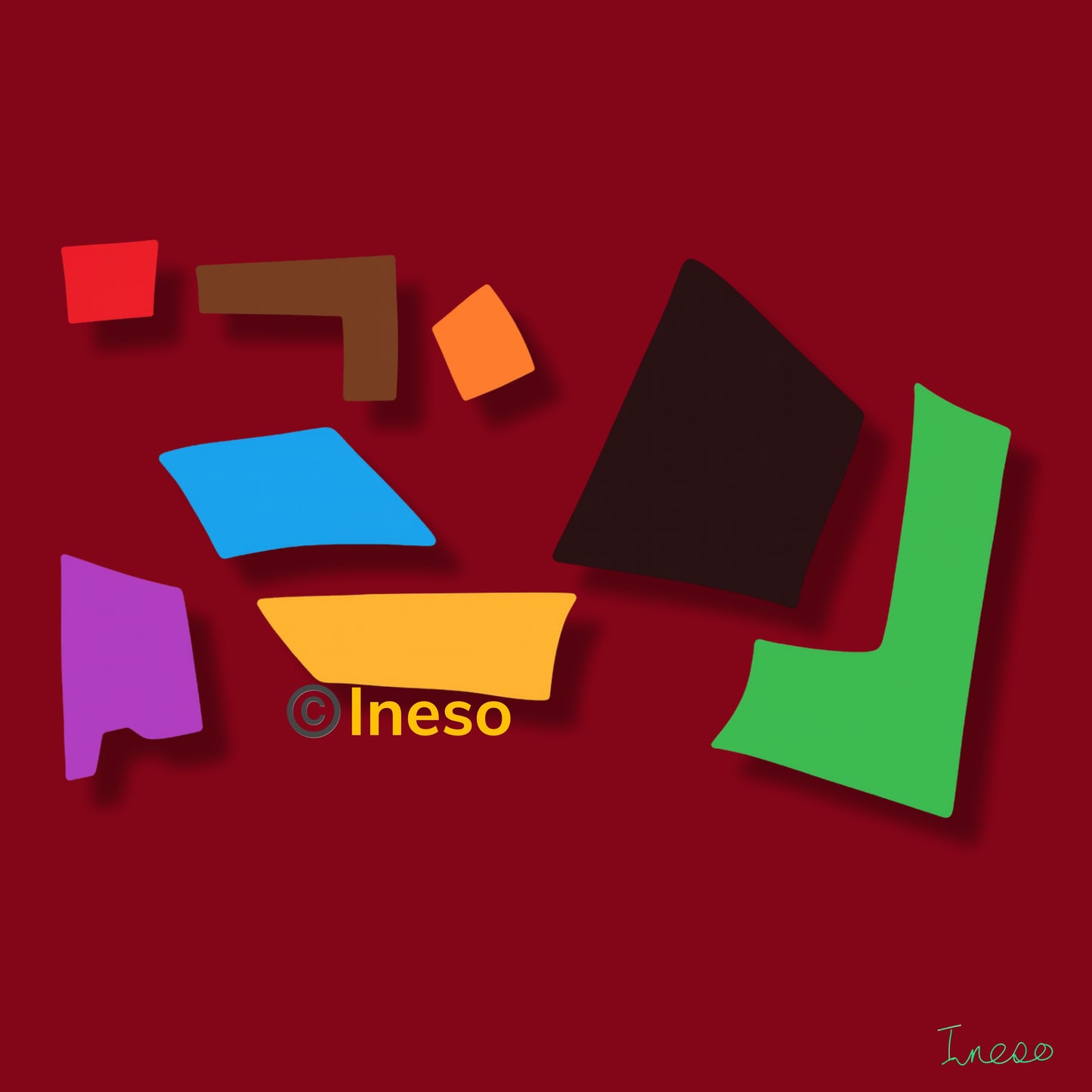 Coming & Going, 40 x 40cm, 2023 (2 Variants)