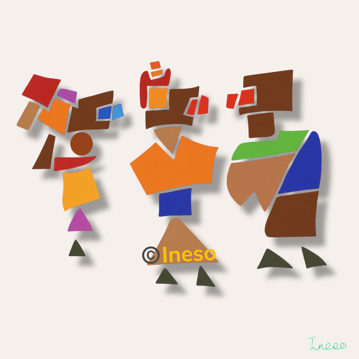 Dinner Party, 40 x 40cm, 2022