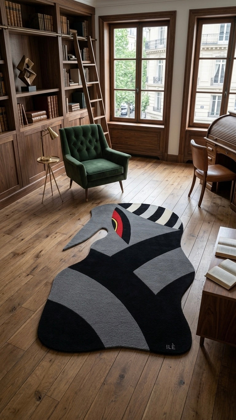 Rug: The Watcher: 160cm x 120cm