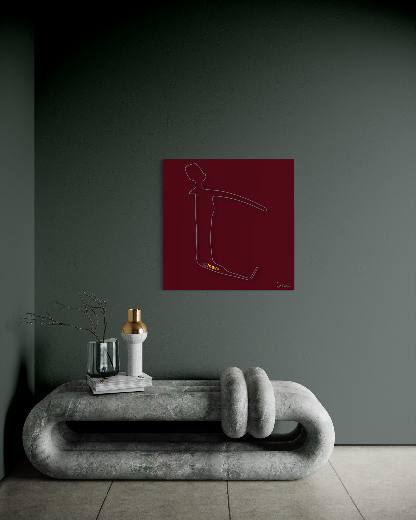 Weightless, 40 x 40cm, 2017 (3 Variants)