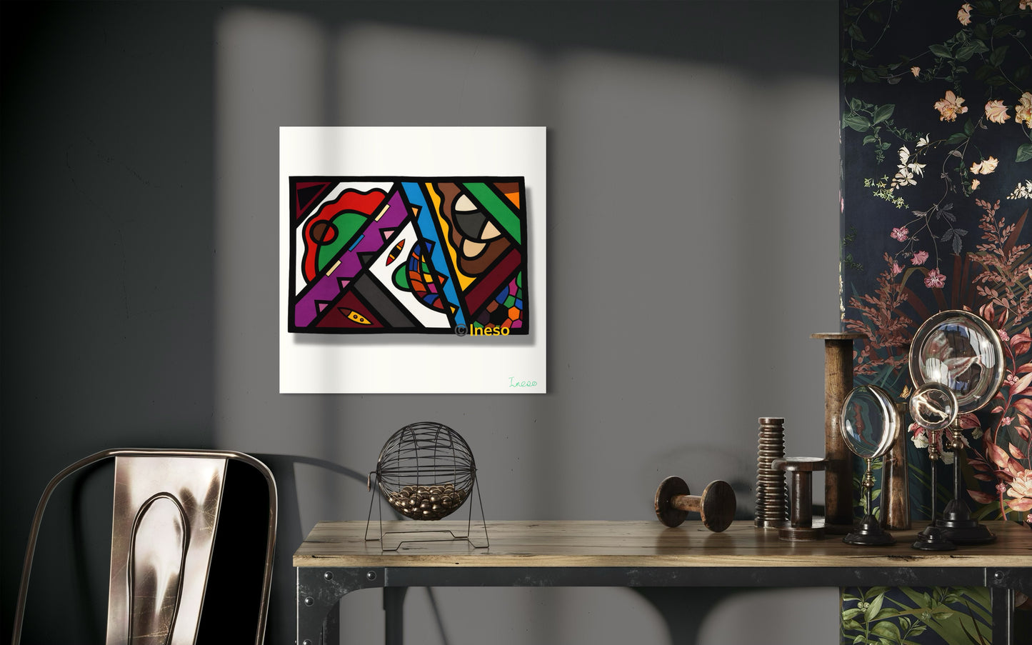 Space Station, 40 x 40cm, 2022 (2 Variants)